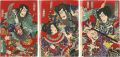 <strong>Kokunimasa</strong><br>Kabuki Actors Seen as the Warr......