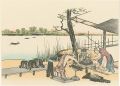 <strong>Hokusai</strong><br>Ceramic factory at Imado , Asa......