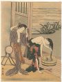<strong>Harunobu</strong><br>Women Washing Their Hair (tent......