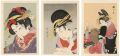 <strong>Utamaro, Eiri, Toyokuni III</strong><br>The Beauties【Reproduction】