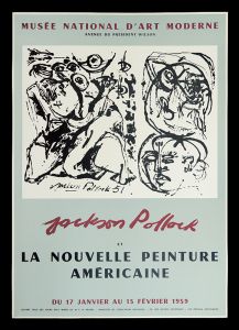 ジャクソン・ポロック｢ジャクソン・ポロックと新しいアメリカの画家展ポスター
｣