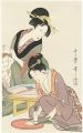 <strong>Utamaro</strong><br>Women Preparing Sashimi【Reprod......