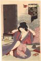 <strong>Yoshitoshi</strong><br>Woman in nightwear【Reproductio......