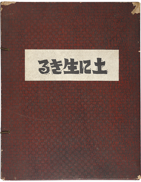 勝平得之 映画 土に生きる タイトルバック ポスター原画 木版 山田書店美術部オンラインストア