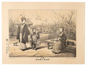 Ariyama Sadajiro/Illustrations of Women's Customs in the Meiji Era / Plum Blossom Viewing[明治婦人風俗画　梅見]