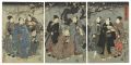 <strong>Toyokuni III</strong><br>Plum Blossoms at Their Height ......