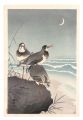 <strong>Ohara Koson(Shoson)</strong><br>Plover near the Seaside with a......