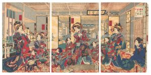 Kunisada II/True Dipiction of the Gosei-ro in Full Bloom[五勢楼全盛写真]