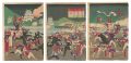 <strong>Chikanobu</strong><br>The Kagoshima Rebels Charge in......