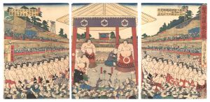 <strong>Yoshiiku</strong><br>Procession of Sumo Wrestlers f......