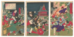 Defensive Fight against the Korean Rebels / Chikanobu