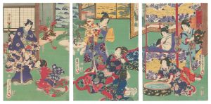 <strong>Kunisada II</strong><br>The Birth of the Child: Inaka ......