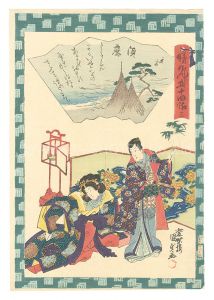 Traces of Genji in Fifty-four Chapters / No. 12: Suma / Kunisada II