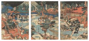 The Soga Brothers Kill Ten Warriors / Kunisada I