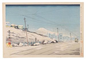 Thirty-Six Views of Mt. Fuji / Fine Weather Following Snow in Tokyo Ochanomizu / Tokuriki Tomikichiro