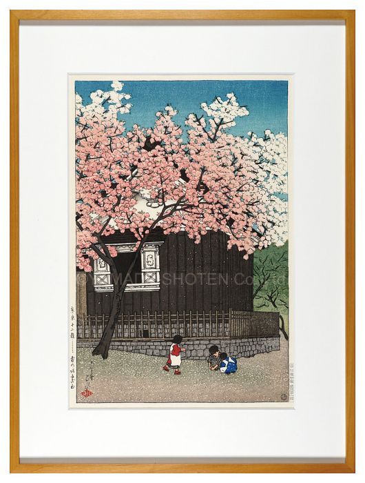 Kawase Hasui “Twelve Scenes of Tokyo / Mount Atago in Spring”／