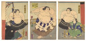 Kunisada I/Yokozuna Entering the Ring[横綱土俵入之図]