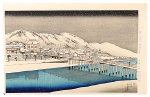 The Great Bridge at Sanjo in Kyoto【Reproduction】 / Hashiguchi Goyo