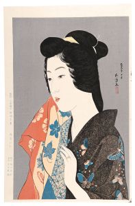 Woman with a Towel【Reproduction】 / Hashiguchi Goyo