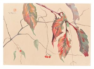 Picture Album of Various Flowers / Cherry Leaves in Autumn / Oguri Yoshiji